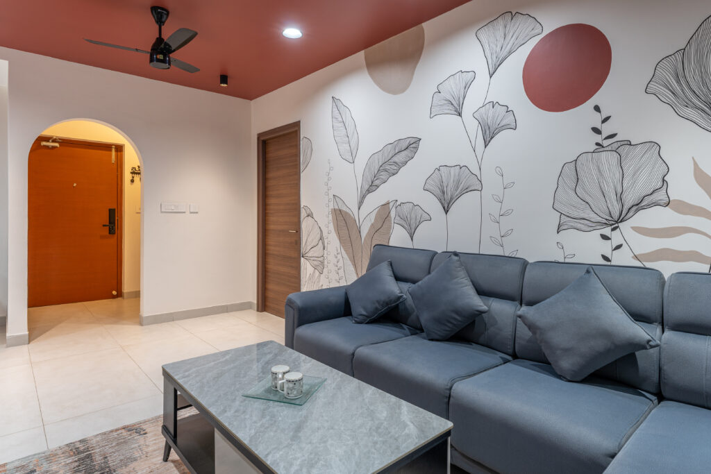 modern tv unit design by untold concepts in chennai casagrand Athens chennai