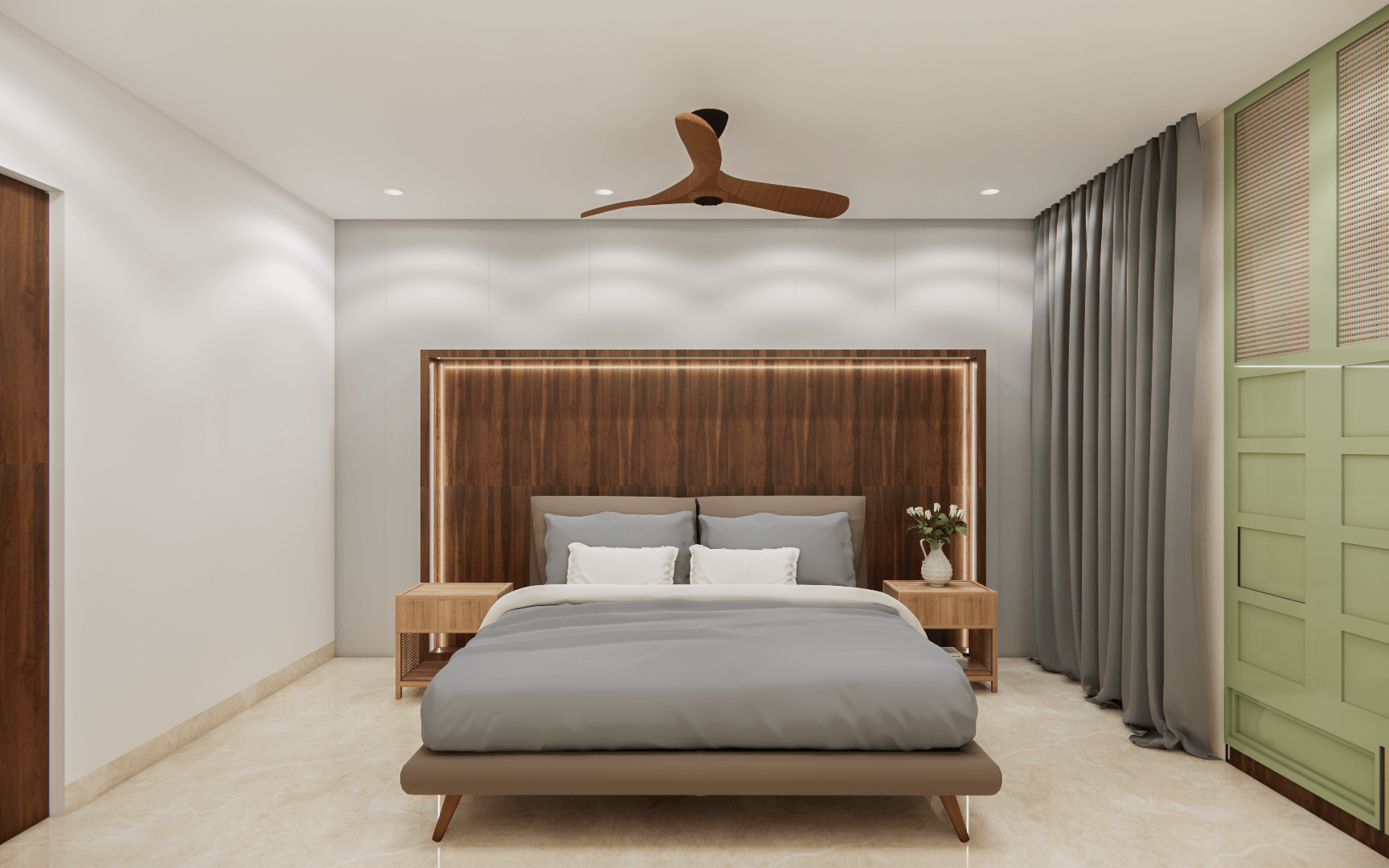 Premium Bedroom Design – Modern & Elegant Interiors | Untold Concepts Luxury bedroom interior design by Untold Concepts | Modern minimalist bedroom setup in Chennai