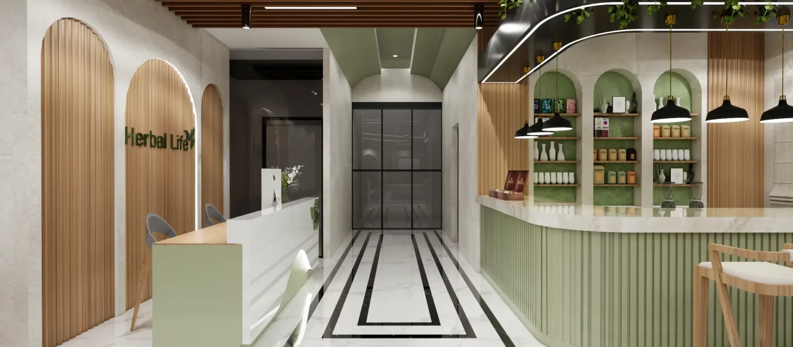 Commercial Interior Design | Untold Concepts Modern commercial interior design by Untold Concepts featuring a contemporary workspace with elegant finishes and smart spatial planning.