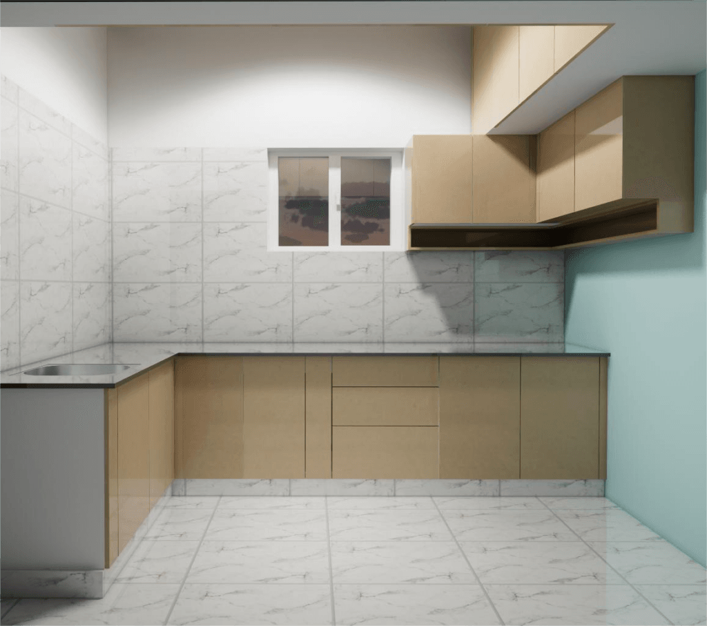 Laminate vs Acrylic Kitchen Cabinets: Which is Better for Modern Kitchens? | Untold Concepts – Luxury Interior Designers in Chennai Modern kitchen interior design in Chennai with custom storage and sleek finishes.