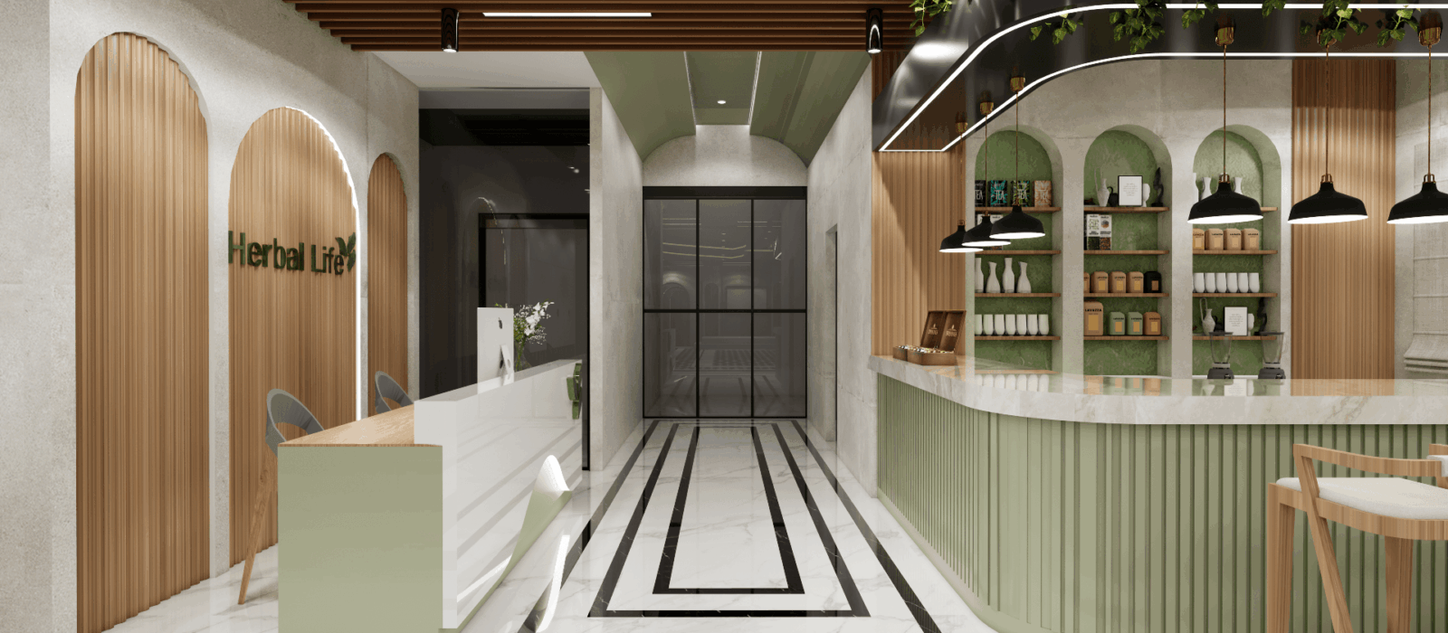 3 Commercial modern Reception room by Untold Concepts