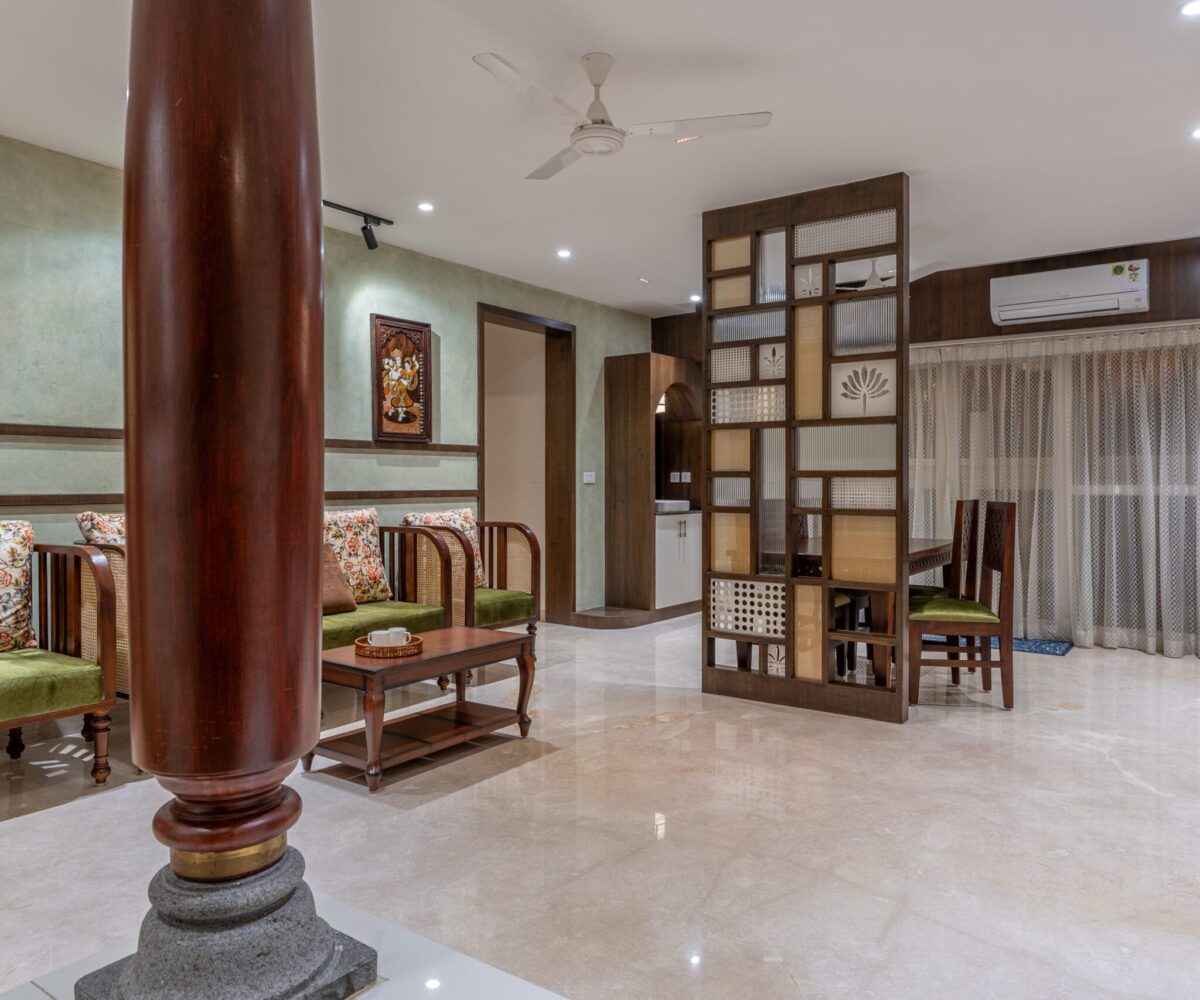 Chettinad Themed Interior work by untold concepts