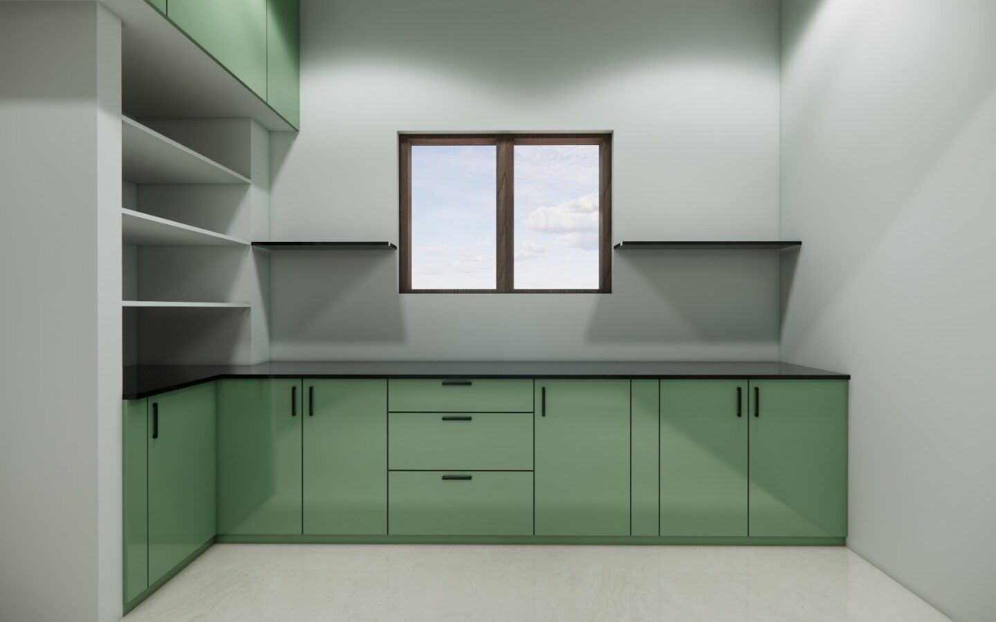 WhatsApp Image 2026-01-27 at 7.28.09 PM (1) Modern kitchen interior design in Chennai with custom storage and sleek finishes.