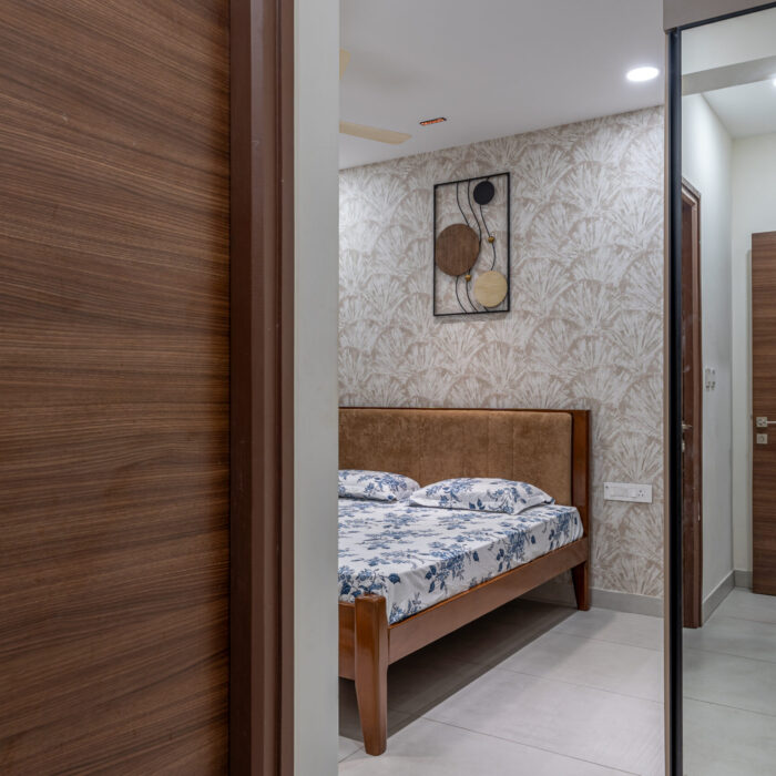 HiResPhotos-14 Modern bedroom design with deep maroon false ceiling and mood lighting