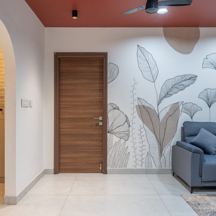 HiResPhotos-81 Modern living room wall art design with abstract painting in luxury Chennai home interior