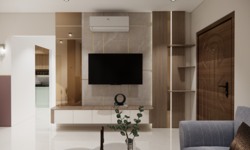 Enscape_2026-05-08-18-53-55_8 Earthy warm interior design featuring soft beige tones, warm ambient lighting, natural textures, minimalist décor, and modern luxury styling for a cozy contemporary home interior in Chennai by Untold Concepts.